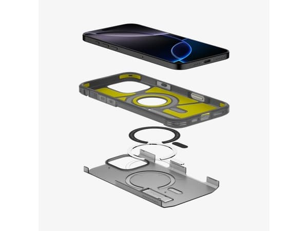 Spigen Tough Armor T AI (MagFit), Omslag, Apple, iPhone 16 Pro Max, 17,5 cm (6.9"), Svart