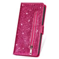 Miniatyrbilde 4 av 7: For Samsung Galaxy S25 Ultra Stående Glitterdeksel med Glidelåslomme