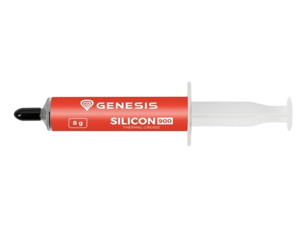GENESIS Silicon 900, Termisk pasta, 12,8 W/m·K, 2,8 g/cm³, -50 - 250 °C, 8 g, 1 stykker