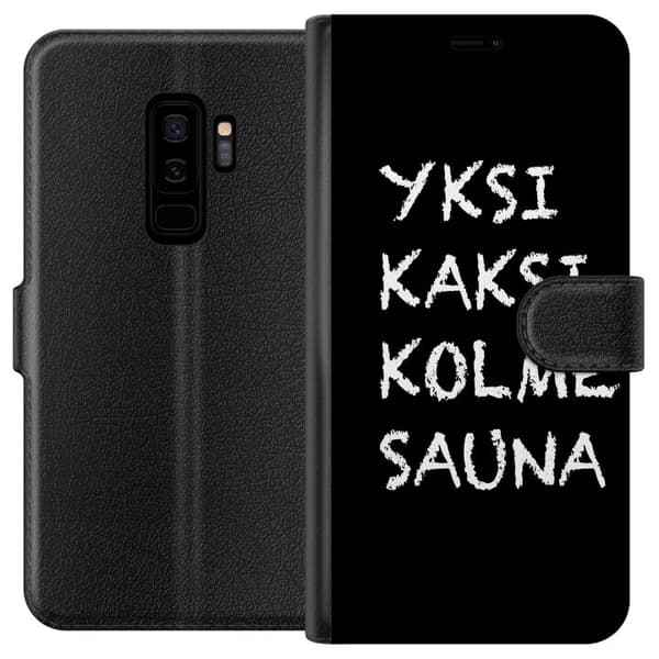 Samsung Galaxy S9+ Plånboksfodral KAJ – Bara Bada Bastu