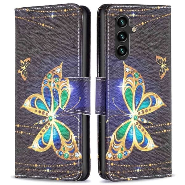 Plånboksfodral Samsung Galaxy S25 Plus - Guldfjäril