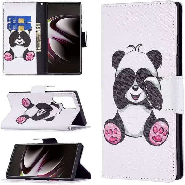 Plånboksfodral Samsung Galaxy S25 Ultra - Panda