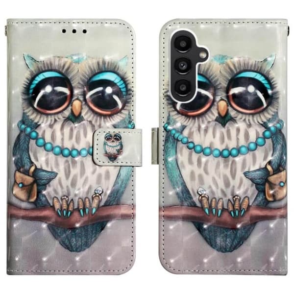 Plånboksfodral Samsung Galaxy A26 - Utsmyckad Uggla