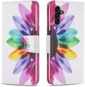 Miniatyrbillede 3 af 3: Plånboksfodral Samsung Galaxy A36 - Färgglad Blomma