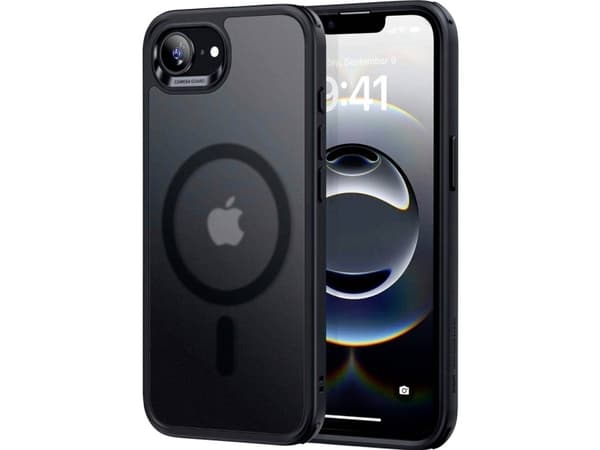 ESR Classic Hybrid HaloLock -matkapuhelimen takakuori Apple iPhone 16e Musta Induktiivinen lataus, MagSafe-yhteensopiva, iskunkestävä 1A84200302