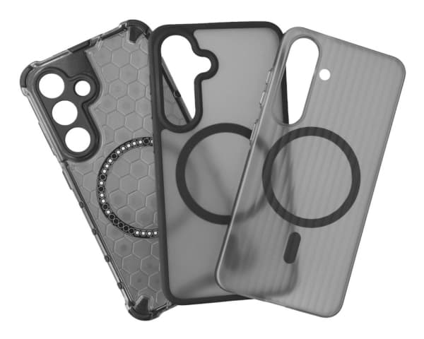 4smarts 541405, Omslag, Samsung, Galaxy S25, 15,8 cm (6.2"), Grå, Transparent