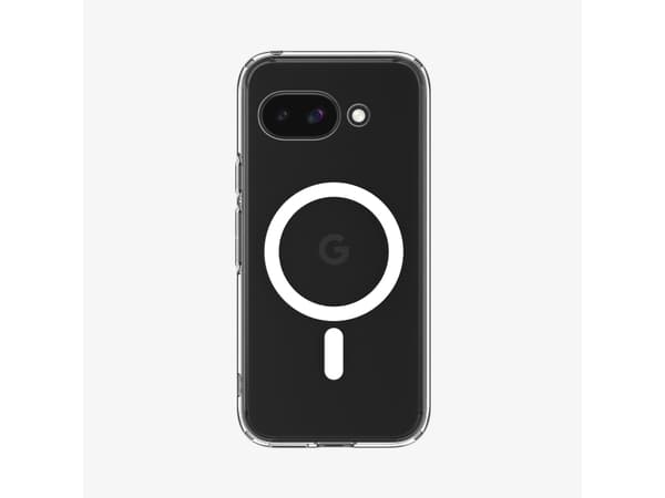 Spigen Ultra Hybrid Metal Ring (MagFit), Omslag, Google, Pixel 9a, 16 cm (6.3"), Transparent, Vit