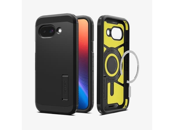 Spigen Tough Armor AI (MagFit), Omslag, Google, Pixel 9a, 16 cm (6.3"), Svart