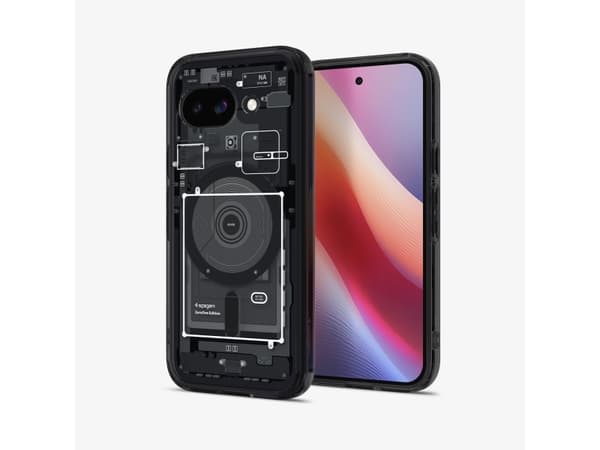 Spigen Ultra Hybrid Zero One (MagFit), Omslag, Google, Pixel 9a, 16 cm (6.3"), Svart