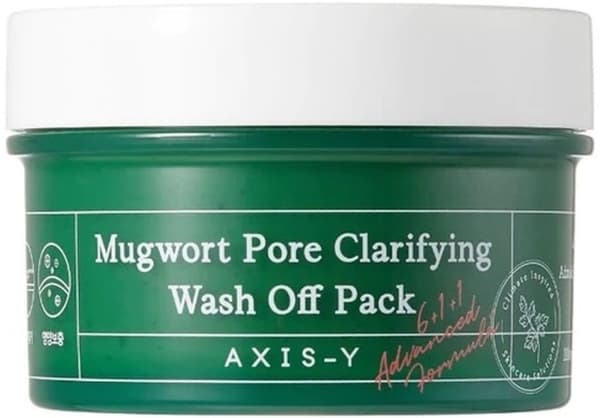 AXIS-Y_Mugwort Pore Clarifying Wash Off Pack rensende ansiktsmaske med bynvort 50ml