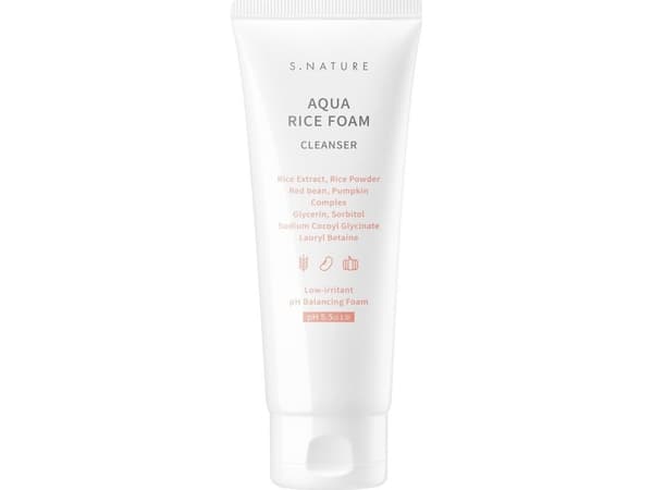 S.NATURE_Aqua Rice Foam Cleanser 160ml