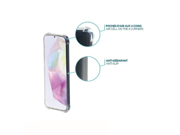 Mobilis 057029, Cover, Samsung, Galaxy A55 5G, 16.8 cm (6.6"), Transparent