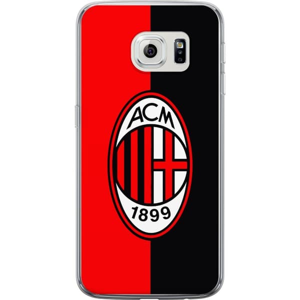 Samsung Galaxy S6 edge Genomskinligt Skal AC Milan