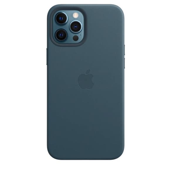 Apple iPhone 12 Pro Max Leather Case Baltic Blue