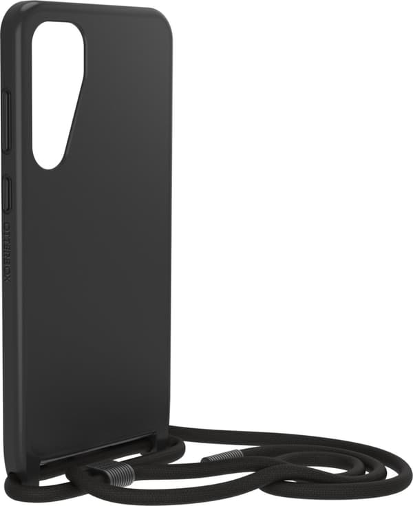 Otterbox React Necklace beskyttelsesetui med stropp, svart, Samsung Galaxy S24+