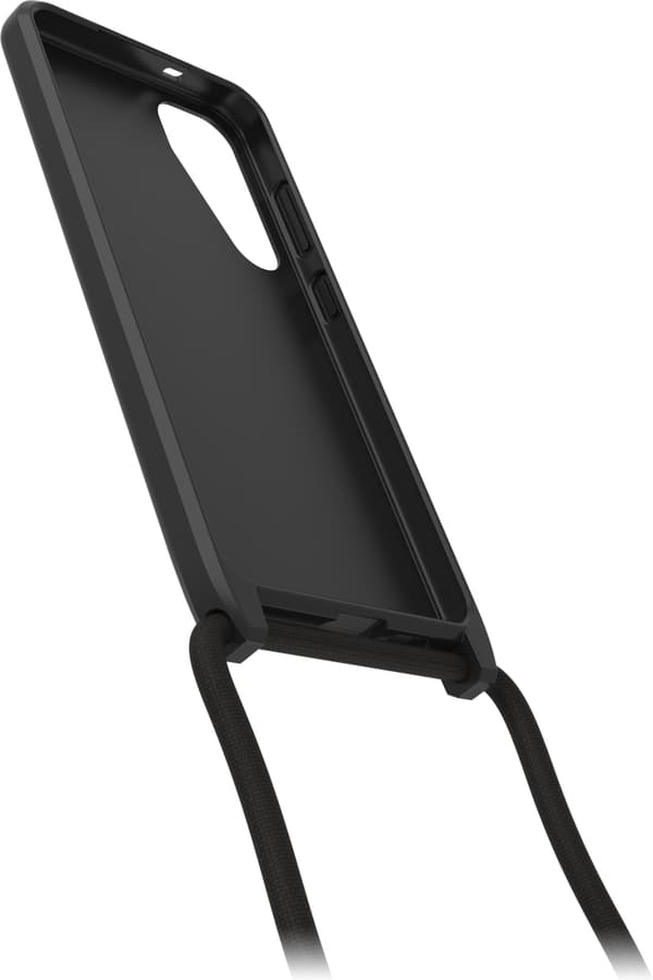 Otterbox React Necklace beskyttelsesetui med stropp, svart, Samsung Galaxy S24+