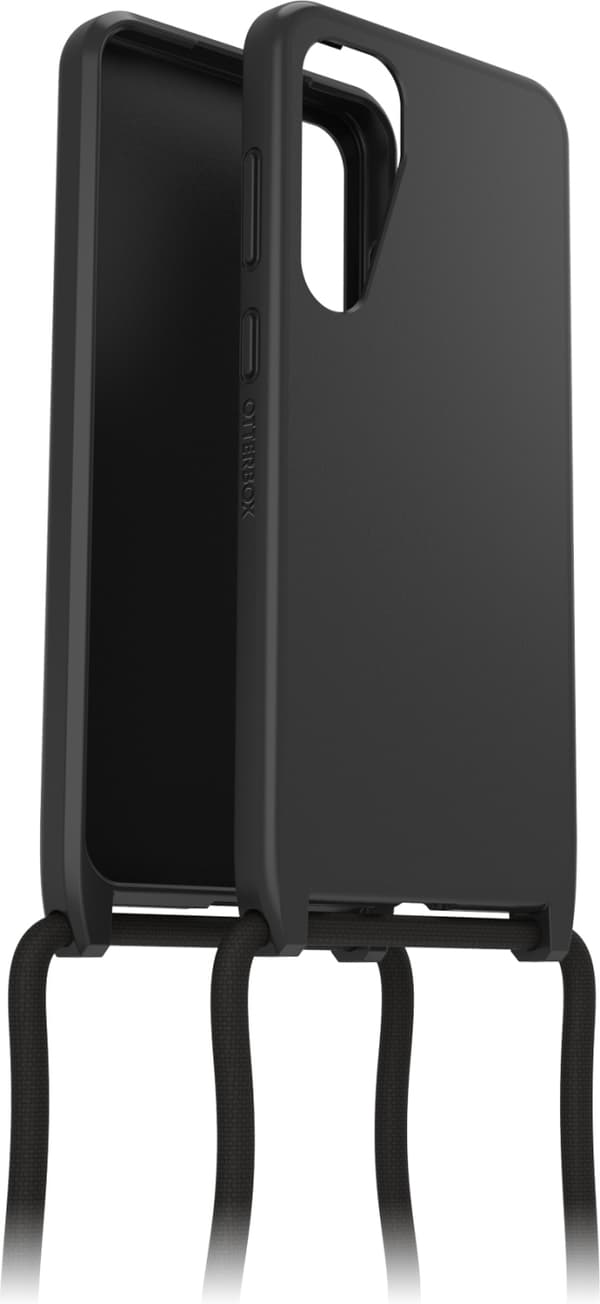 Otterbox React Necklace beskyttelsesetui med stropp, svart, Samsung Galaxy S24+