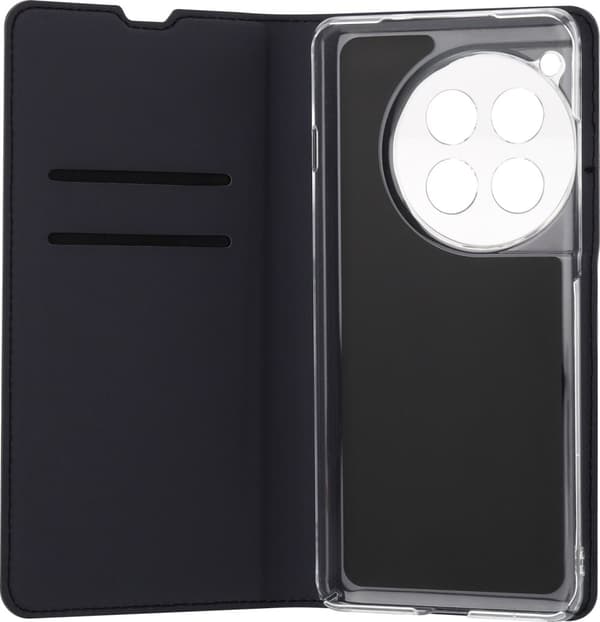 FoneKit BookCase skyddsfodral, OnePlus 12, svart