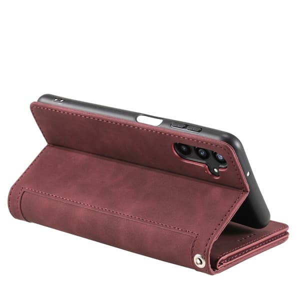 Til Samsung Galaxy A26 5G Etui med Lynlåslomme og 9 Kortlommer