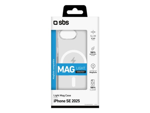 SBS TELIGMAGIPSE25, Cover, Apple, iPhone 16E, Transparent