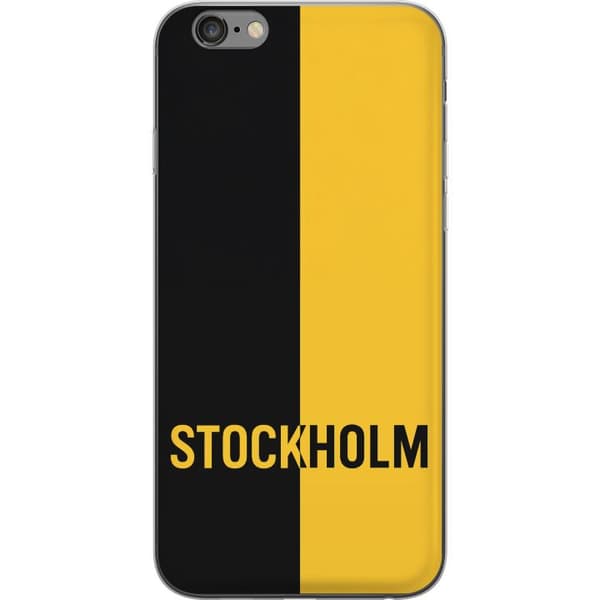 Apple iPhone 6s Plus Genomskinligt Skal Stockholm – fotboll