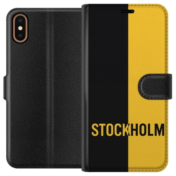 Apple iPhone XS Plånboksfodral Stockholm – fotboll