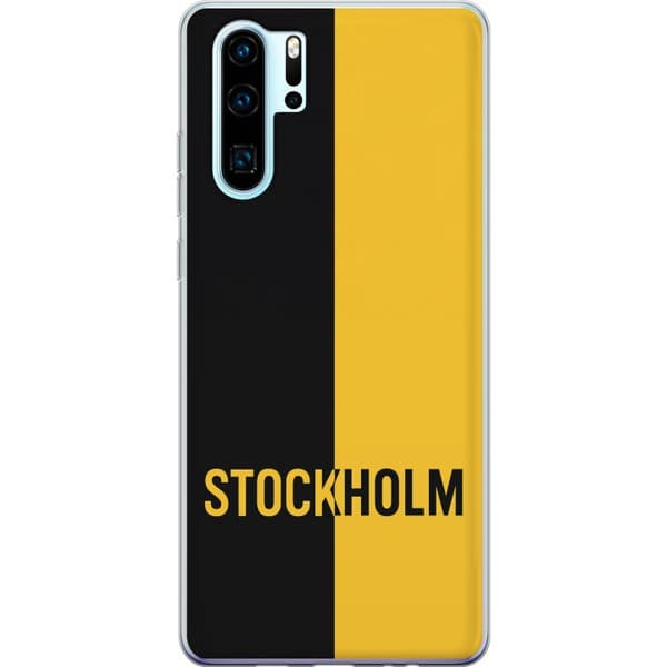 Huawei P30 Pro Gennemsigtig cover Stockholm – fodbold