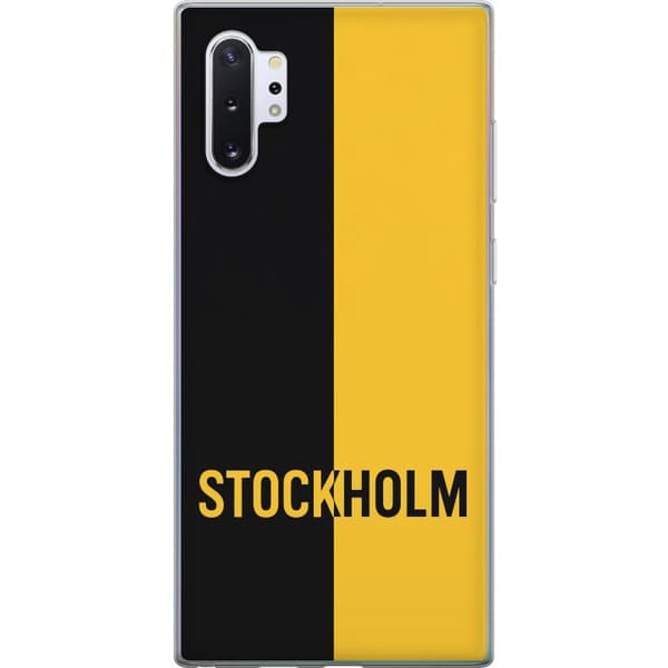 Samsung Galaxy Note10+ Läpinäkyvä kuori Stockholm – jalkapallo