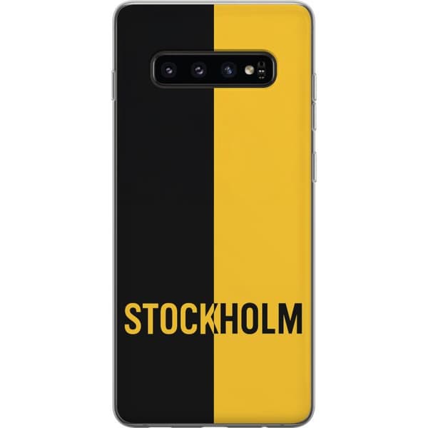 Samsung Galaxy S10 Läpinäkyvä kuori Stockholm – jalkapallo