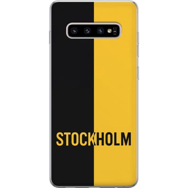 Samsung Galaxy S10+ Läpinäkyvä kuori Stockholm – jalkapallo
