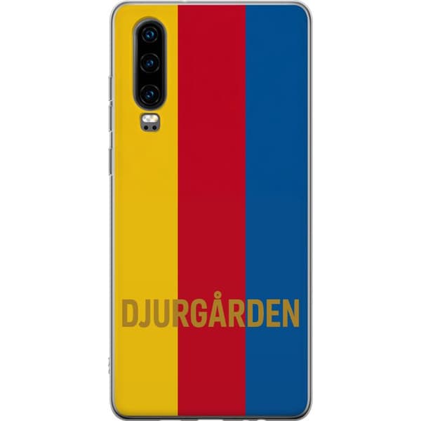 Huawei P30 Läpinäkyvä kuori Djurgården – jalkapallo