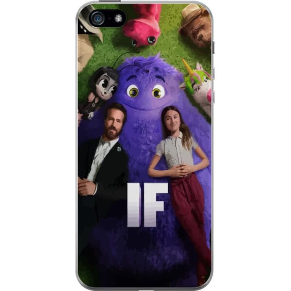 Apple iPhone 5 Läpinäkyvä kuori IF: Låtsaskompisar
