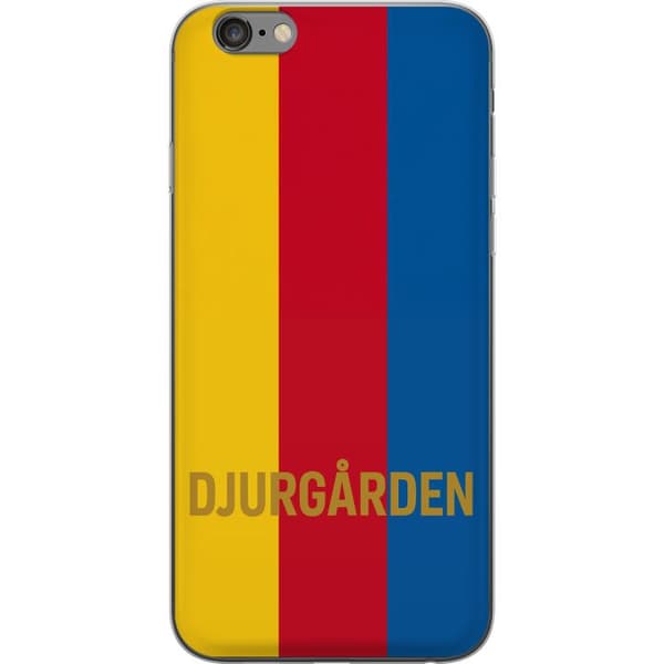 Apple iPhone 6s Plus Gennemsigtig cover Djurgården – fodbold