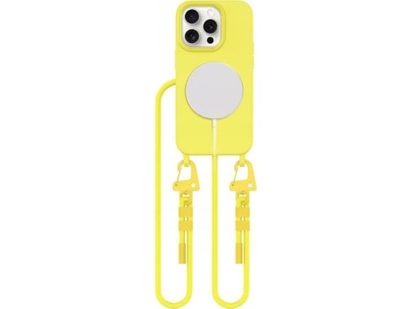 Tech-Protect Etui Tech-Protect MagNecklace MagSafe na iPhone 15 Pro - żółte