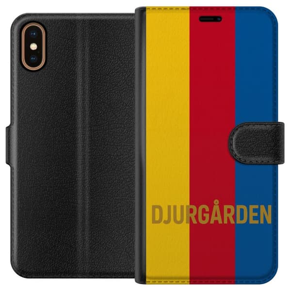Apple iPhone XS Tegnebogsetui Djurgården – fodbold