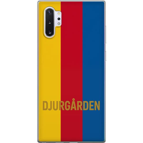 Samsung Galaxy Note10+ Läpinäkyvä kuori Djurgården – jalkapallo
