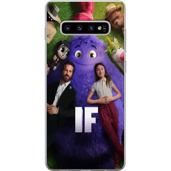 Samsung Galaxy S10+ Läpinäkyvä kuori IF: Låtsaskompisar