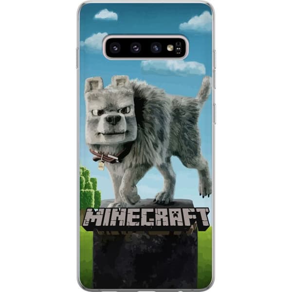 Samsung Galaxy S10+ Gennemsigtig cover A Minecraft Movie