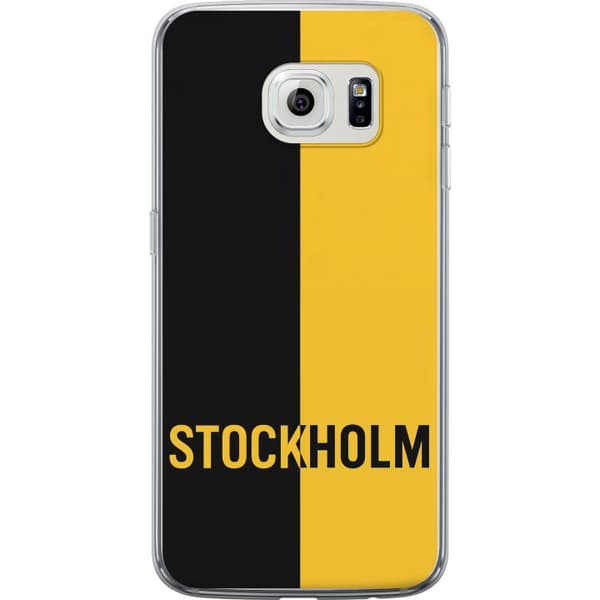 Samsung Galaxy S6 edge Genomskinligt Skal Stockholm – fotboll