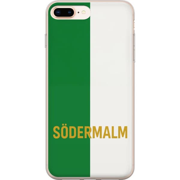 Apple iPhone 8 Plus Genomskinligt Skal Södermalm – fotboll