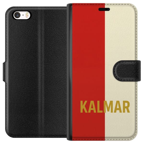 Apple iPhone 5 Tegnebogsetui Kalmar - fodbold