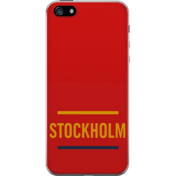 Apple iPhone 5 Gennemsigtig cover Stockholm – Hockey