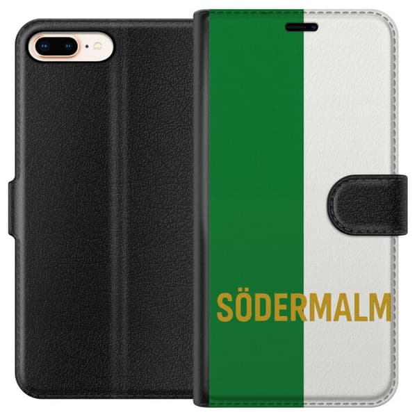 Apple iPhone 8 Plus Tegnebogsetui Södermalm - fodbold