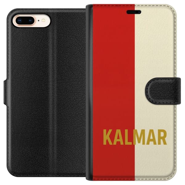 Apple iPhone 8 Plus Tegnebogsetui Kalmar - fodbold