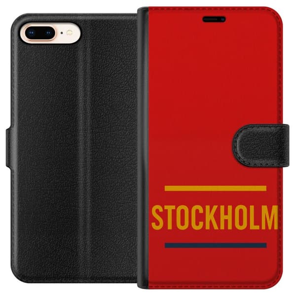 Apple iPhone 8 Plus Tegnebogsetui Stockholm – Hockey