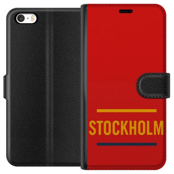Apple iPhone SE (2016) Tegnebogsetui Stockholm – Hockey