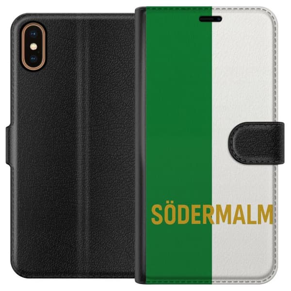 Apple iPhone X Plånboksfodral Södermalm – fotboll