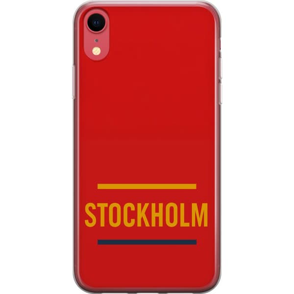 Apple iPhone XR Gennemsigtig cover Stockholm – Hockey