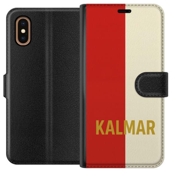 Apple iPhone XS Max Tegnebogsetui Kalmar - fodbold