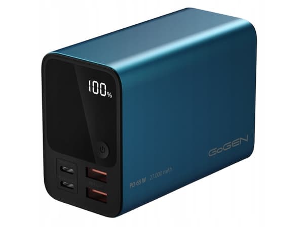 Powerbank GoGen PB270001BL 27000 mAh niebieski
